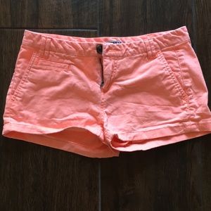 Express coral shorts Size 0